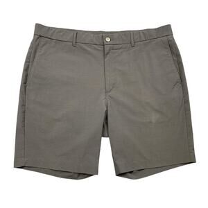 Original Penguin Shorts Mens 38 Grey Flat Front Stretch Performance Chino Golf